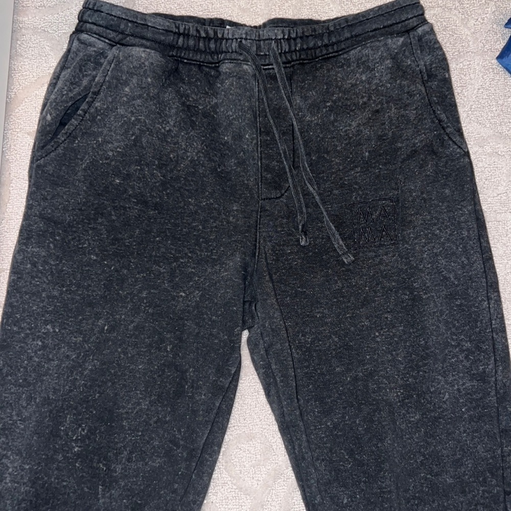 Mama original pants. Acid wash black. med. Maternity,  pregnancy & postpartum